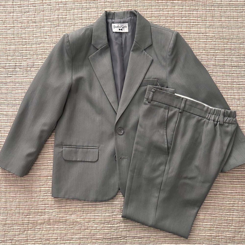 Brooks Brothers Kids Gray Suit Set